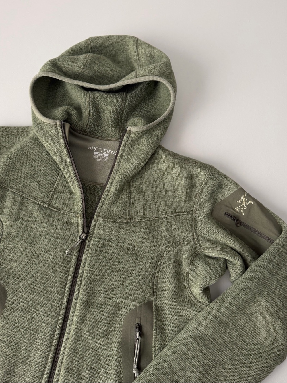 Arcteryx Green Fleece Jacket Covert Cardigan - Picture 2 of 9